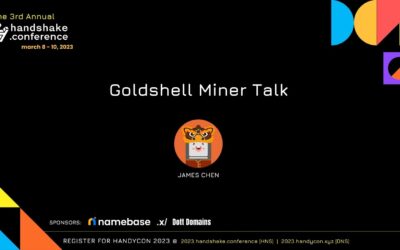 Goldshell Miner Talk w/ James Chen