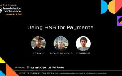 Using HNS for Payments